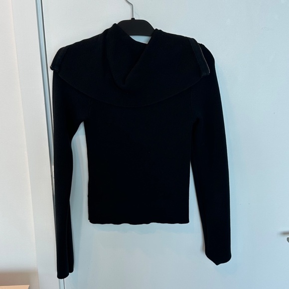 REMAIN Birger Christensen – Zipped Collar Jumper in Dark Blue XS/34 - Picture 10 of 11